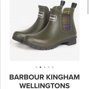 Barbour Kingham Wellingtons (Rain booties) NWT